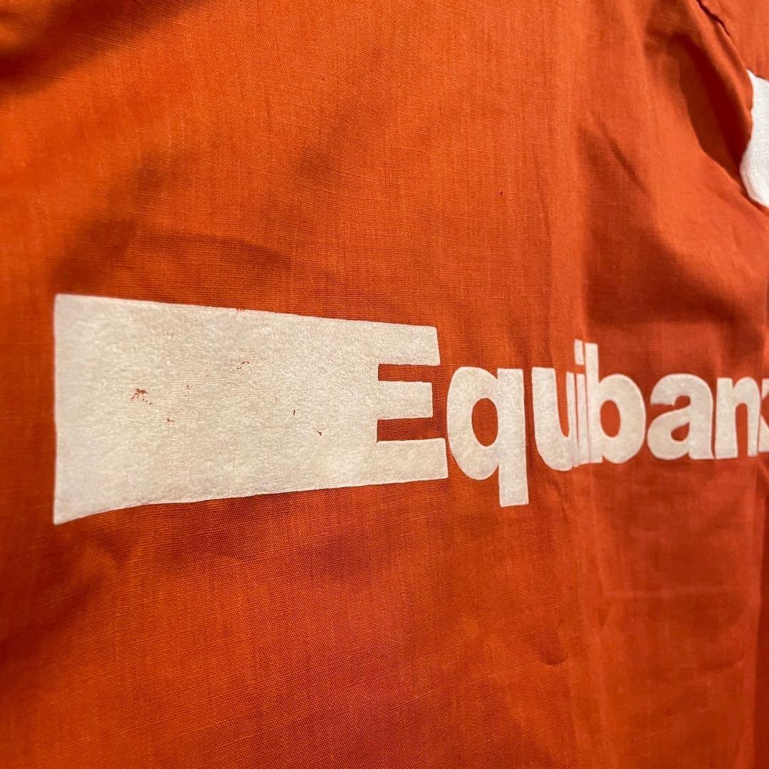 70s ヒルトン ボーリングシャツ USA製 レディース Hilton オレンジ