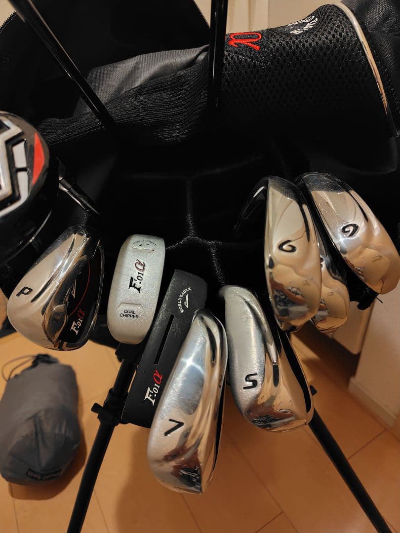 【使用3回】WORLD EAGLE F-01α ゴルフクラブ　　バッグ　セット
