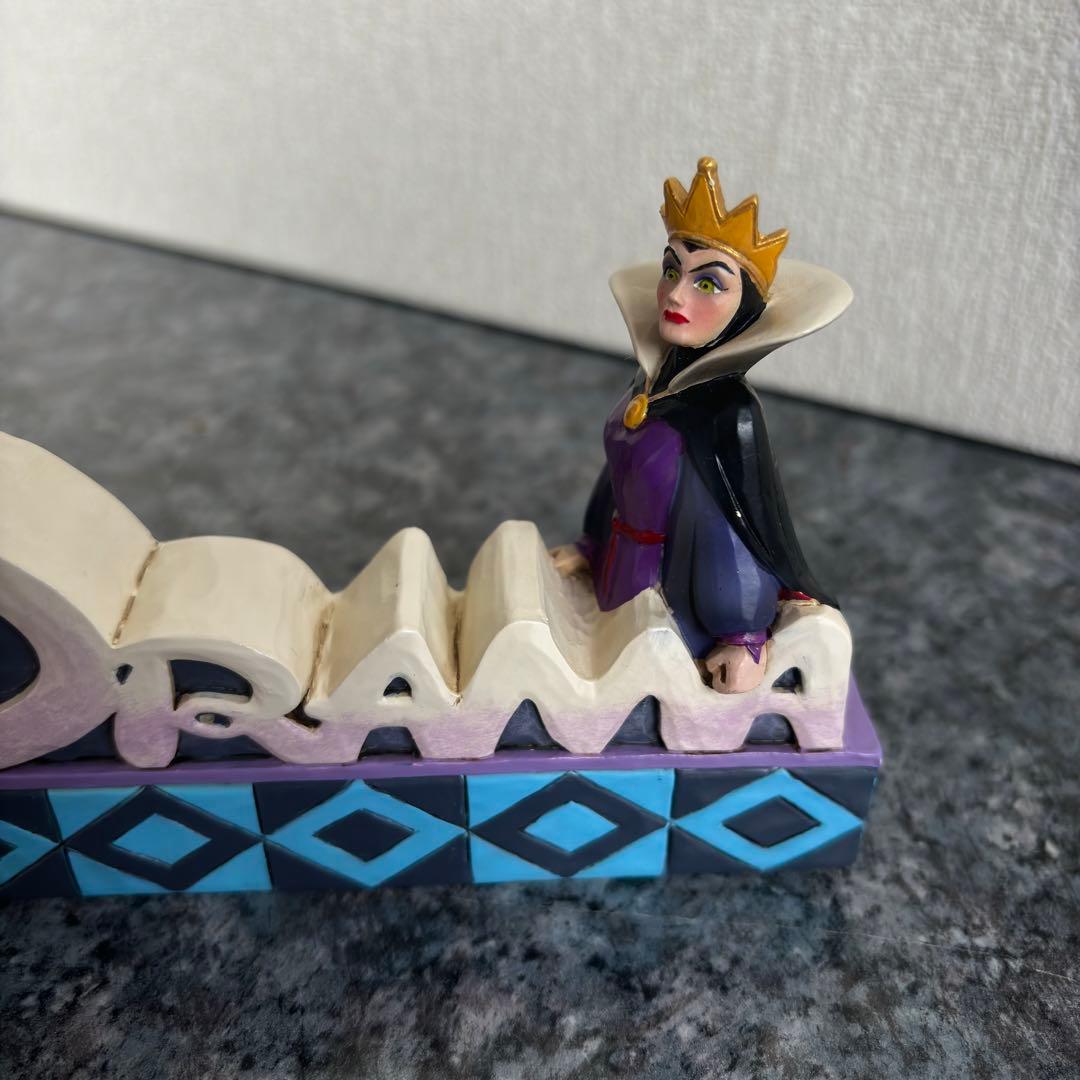 《ディズニー》ジムショア　白雪姫　王妃　置物