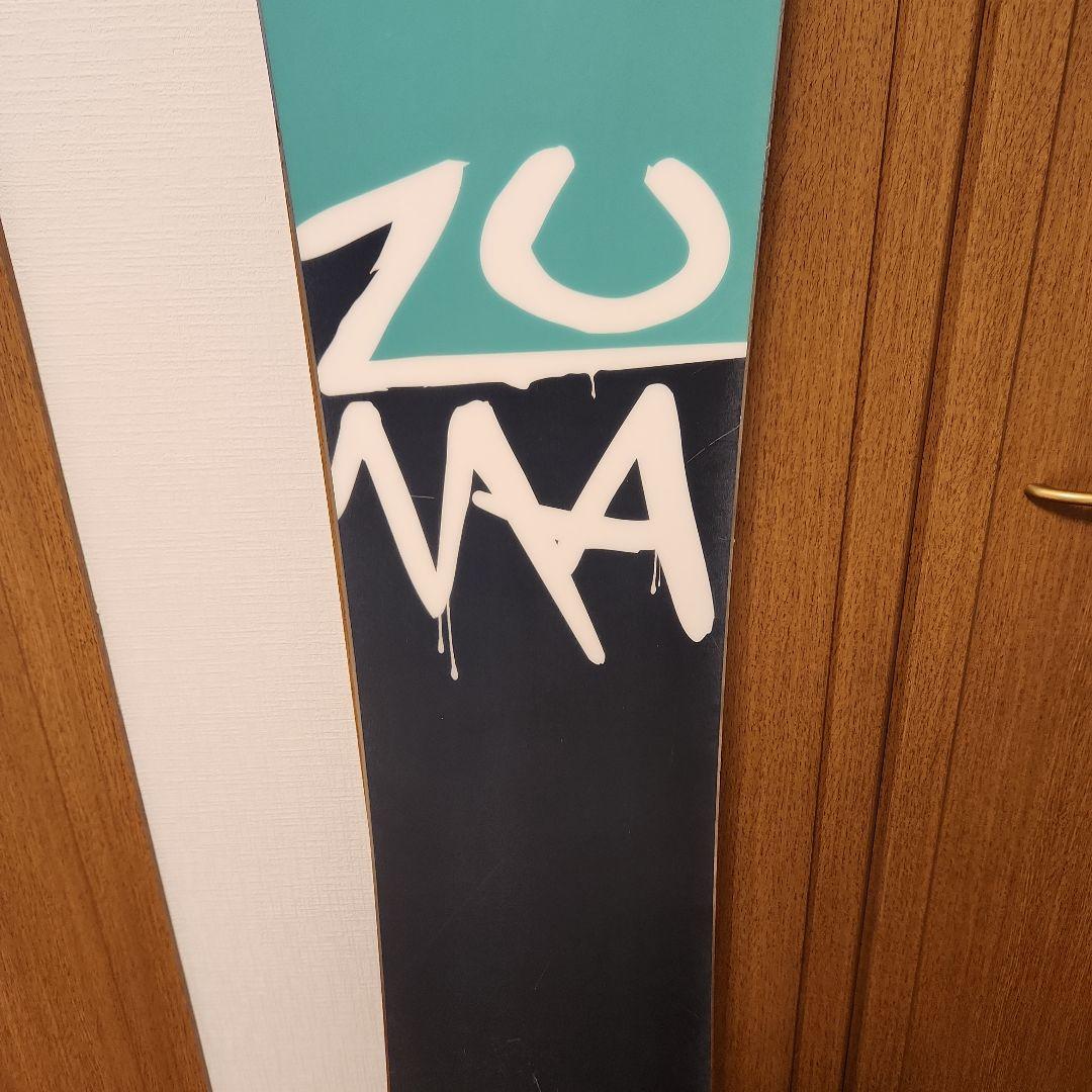 ZUMA スノーボード 板.153cmキャンバーモデル