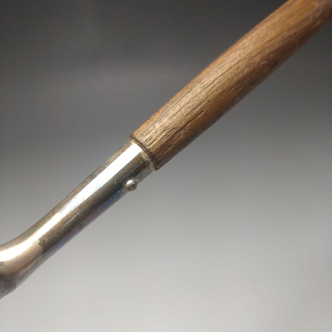 イ61 南鐐灰匙『金谷浄雲作』『淡々斎好　南鐐梅象嵌炉用灰匙』銀製　茶道具