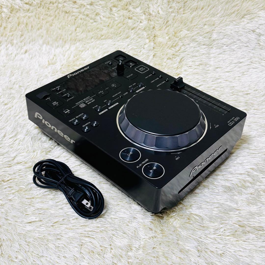 【美品】 Pioneer CDJ-350 DJ用CDプレーヤー ブラック