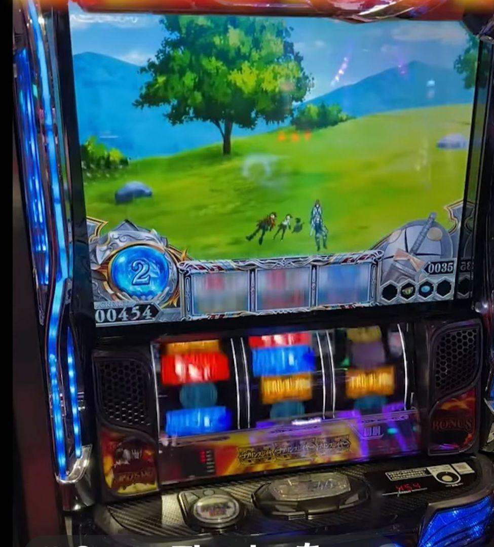 パチスロ実機 ゴブリンスレイヤーII オートプレイスマスロユニット付