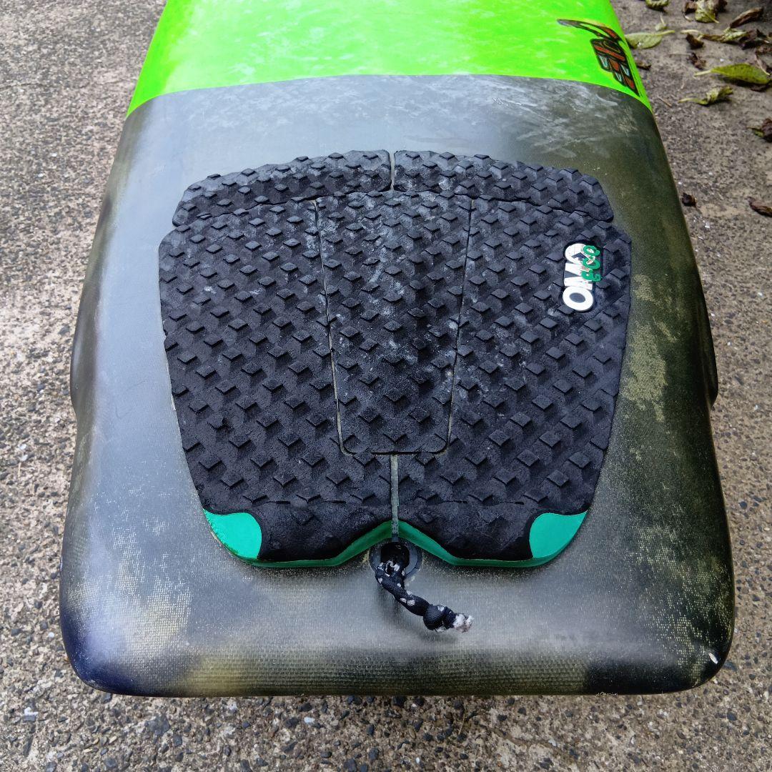 【千葉発】ＶＯＮ ＳＯＬ ファンボード グリーン/グレー 5フィン