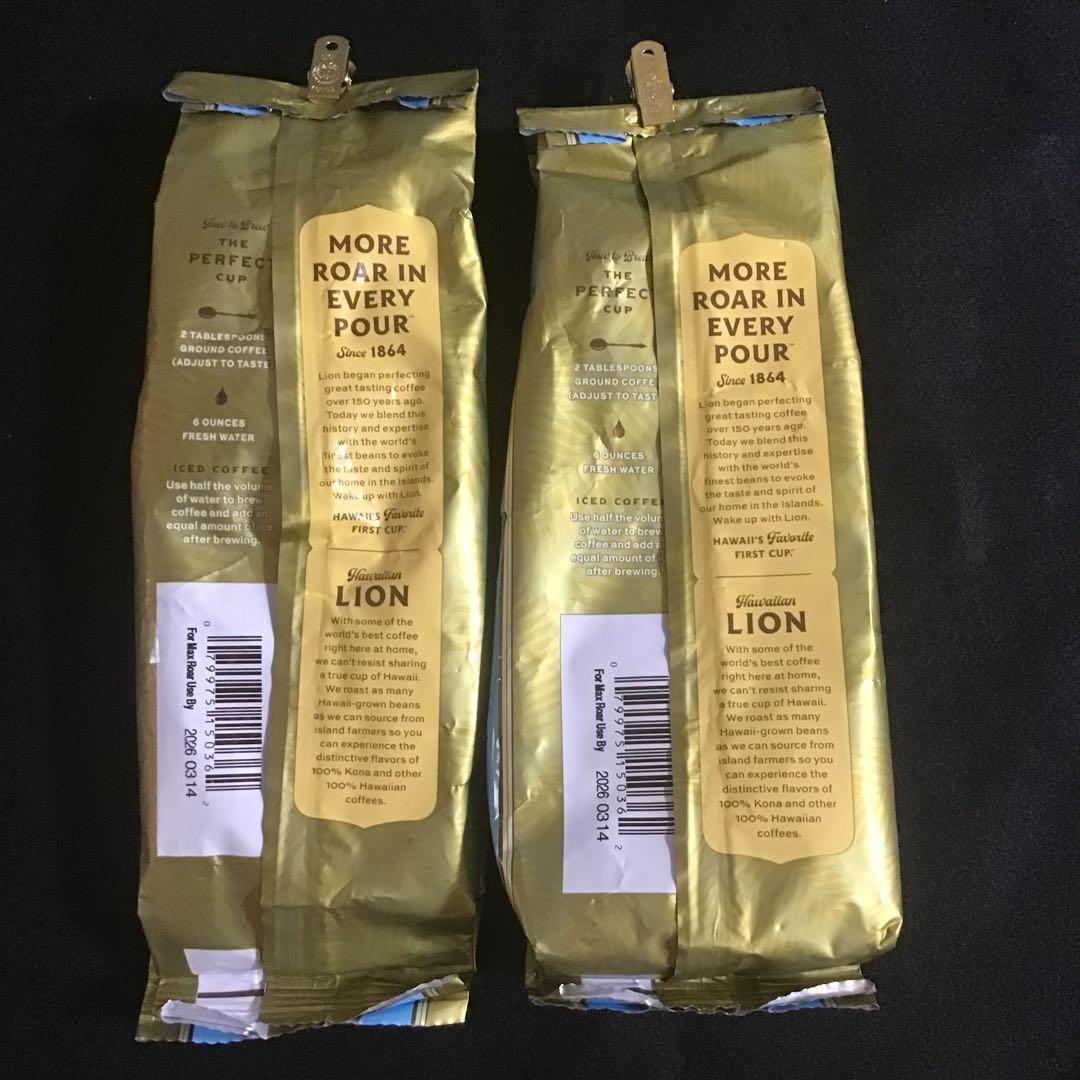 ライオン コナコーヒー 100% 粉タイプ　2袋