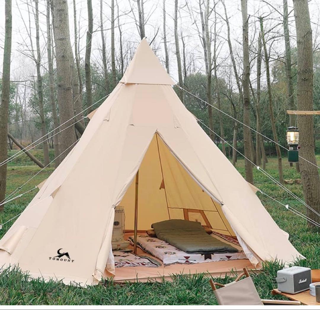 【新品未使用】TOMOUNT ワンポールテント TCテント 5人用