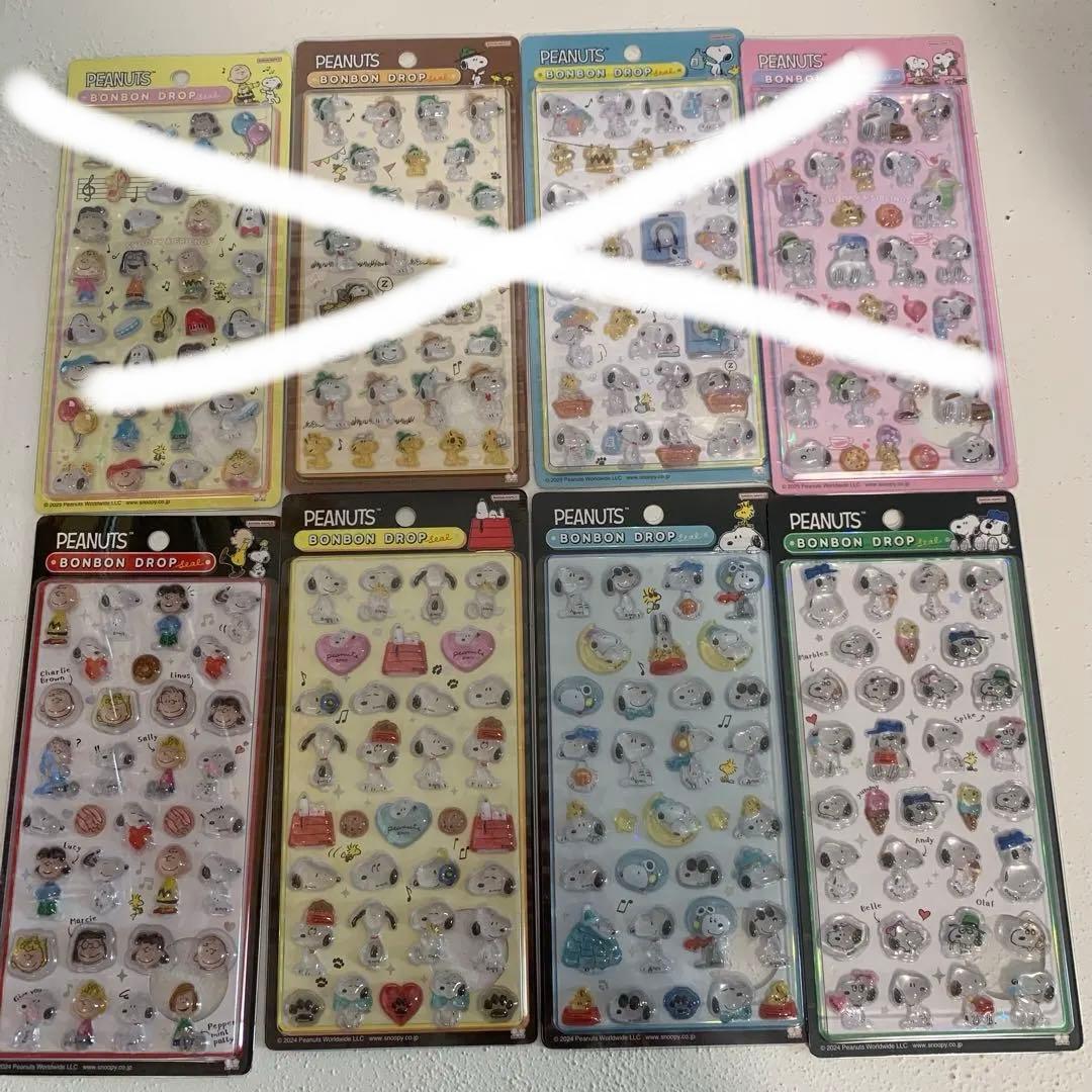 ボンボンドロップシール　スヌーピー