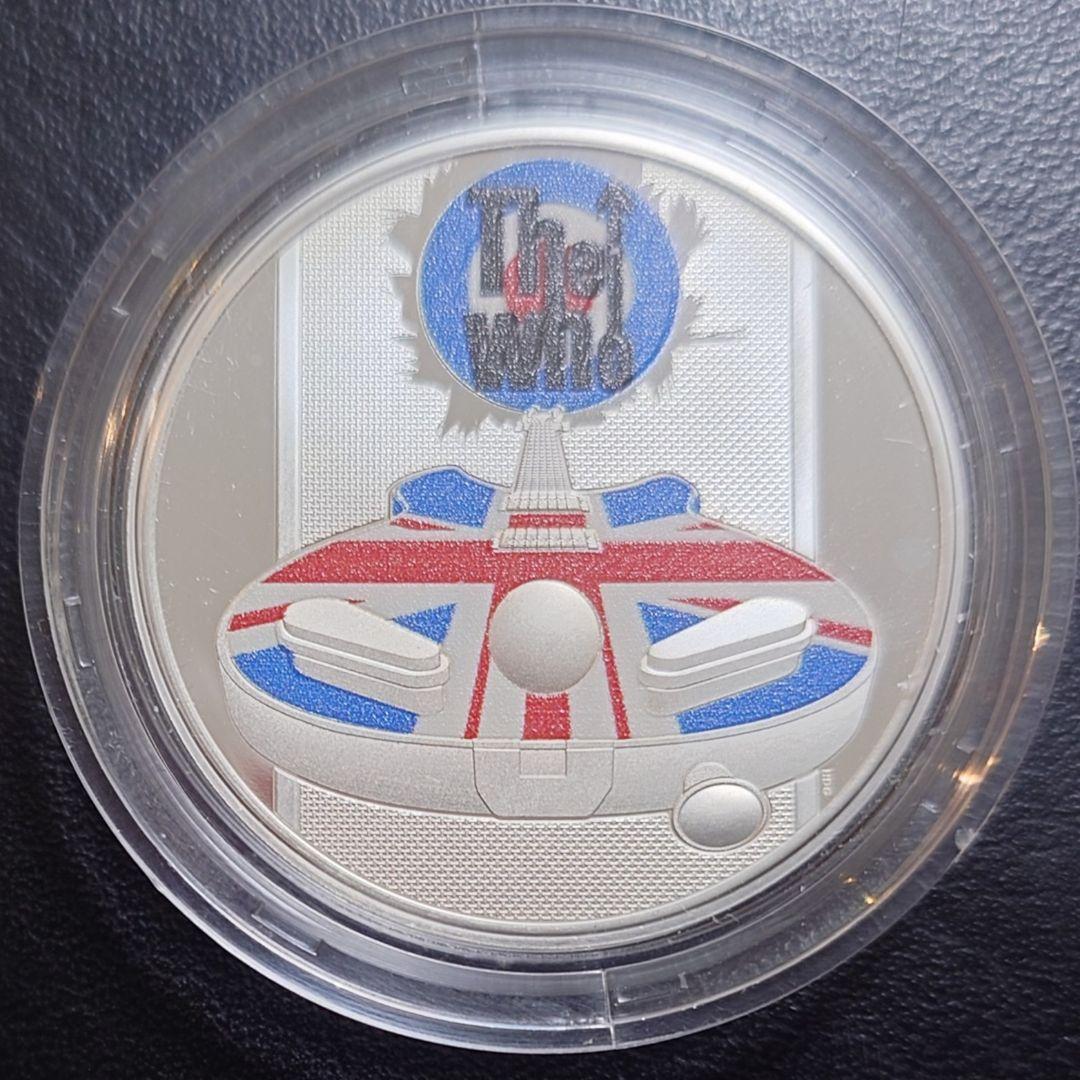 2021年 イギリス銀貨 2ポンド ザ・フー 1オンス銀貨 SV999 純銀