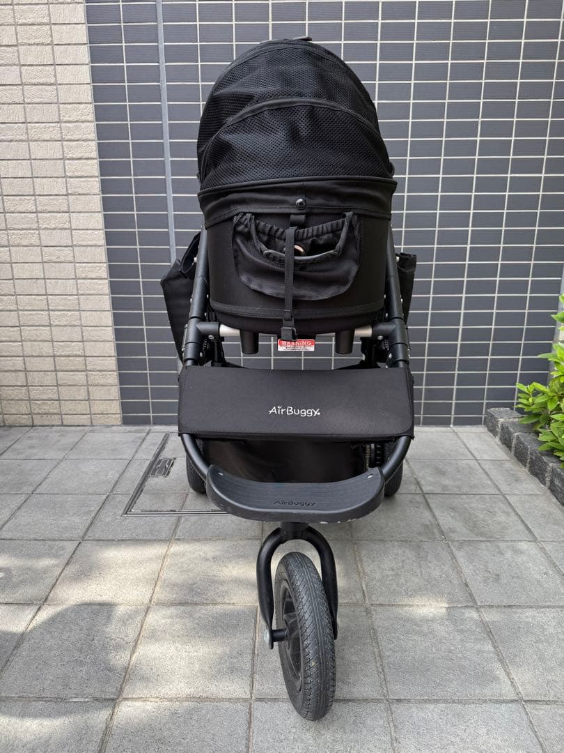 Air Buggy Dome2 SMサイズ ブラック ペットカート 中古