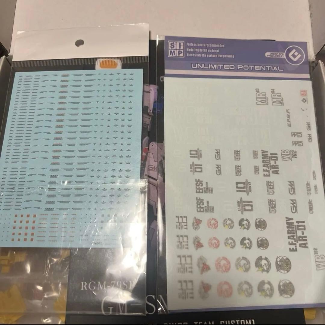 [新品未開封] MG 1/100 ジムスナイパーII 高精度ガレージキット