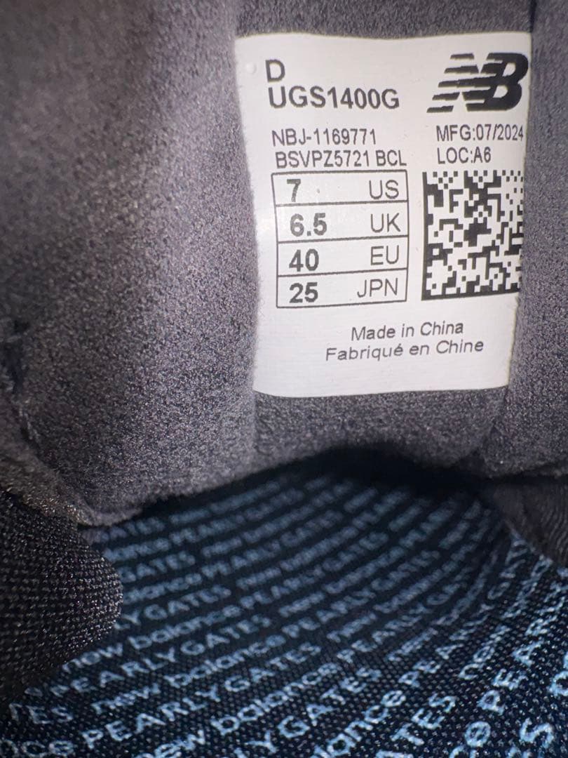 未使用　PEARLY GATES✖️New Balance シューズ25cm