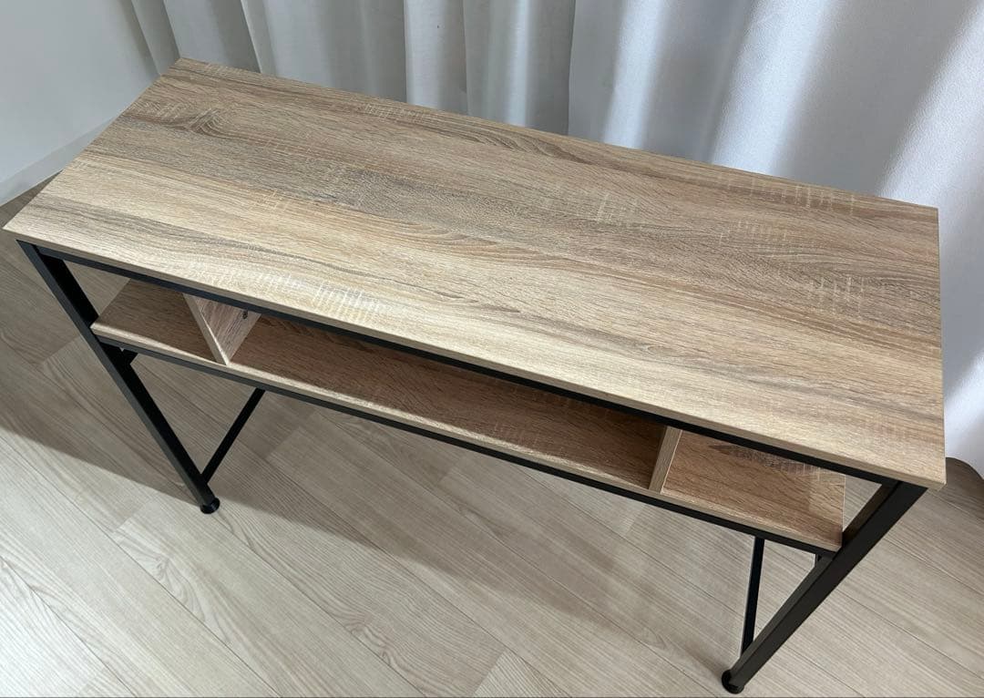 ネイルデスク　FV5722 ネイルテーブルバーリー　ライトブラウン