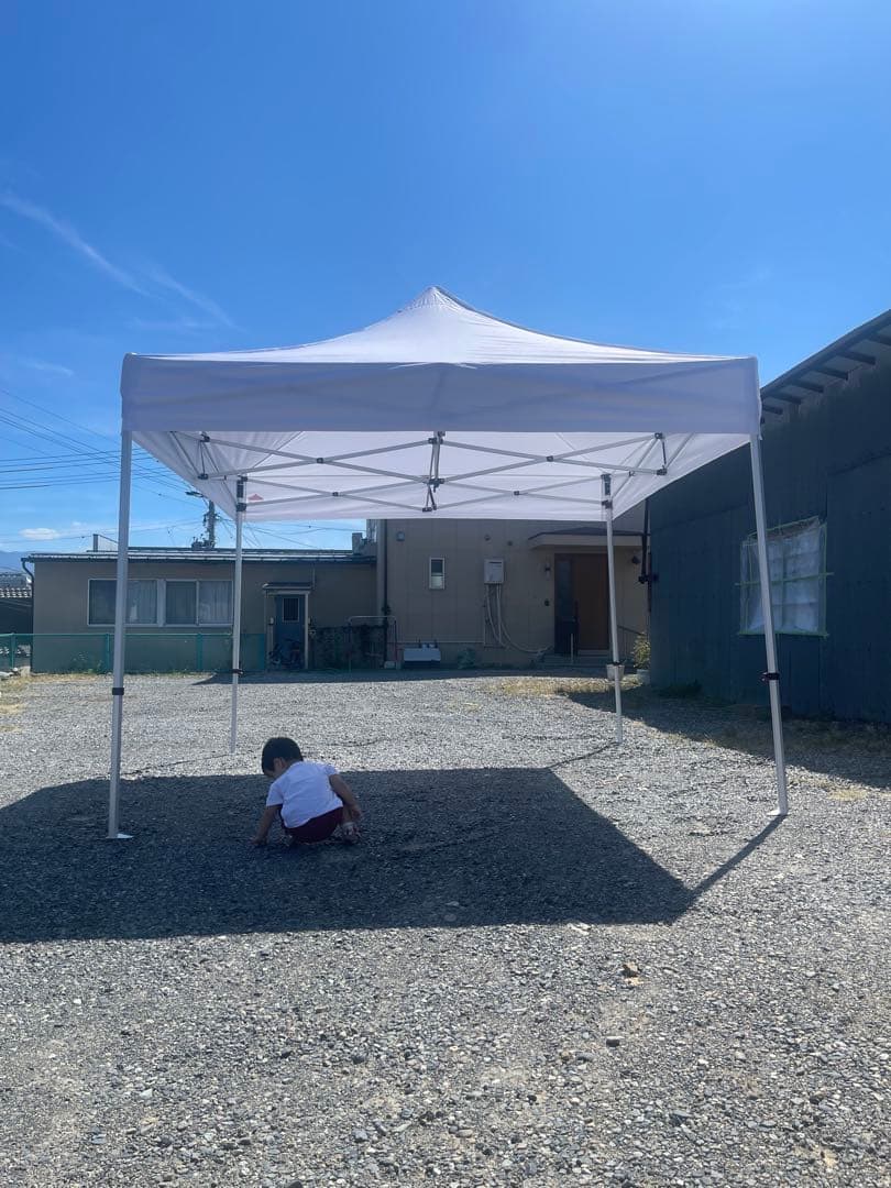 【新品・未使用】軽量オールアルミ ワンタッチテント3m×3m 業務用フリマケート