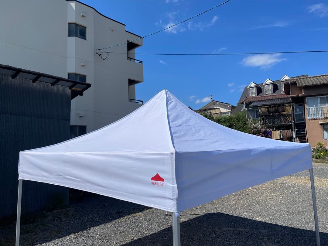 【新品・未使用】軽量オールアルミ ワンタッチテント3m×3m 業務用フリマケート