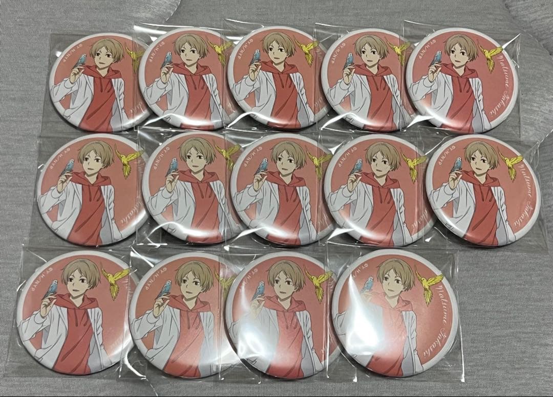 夏目友人帳 夏目貴志 缶バッジ