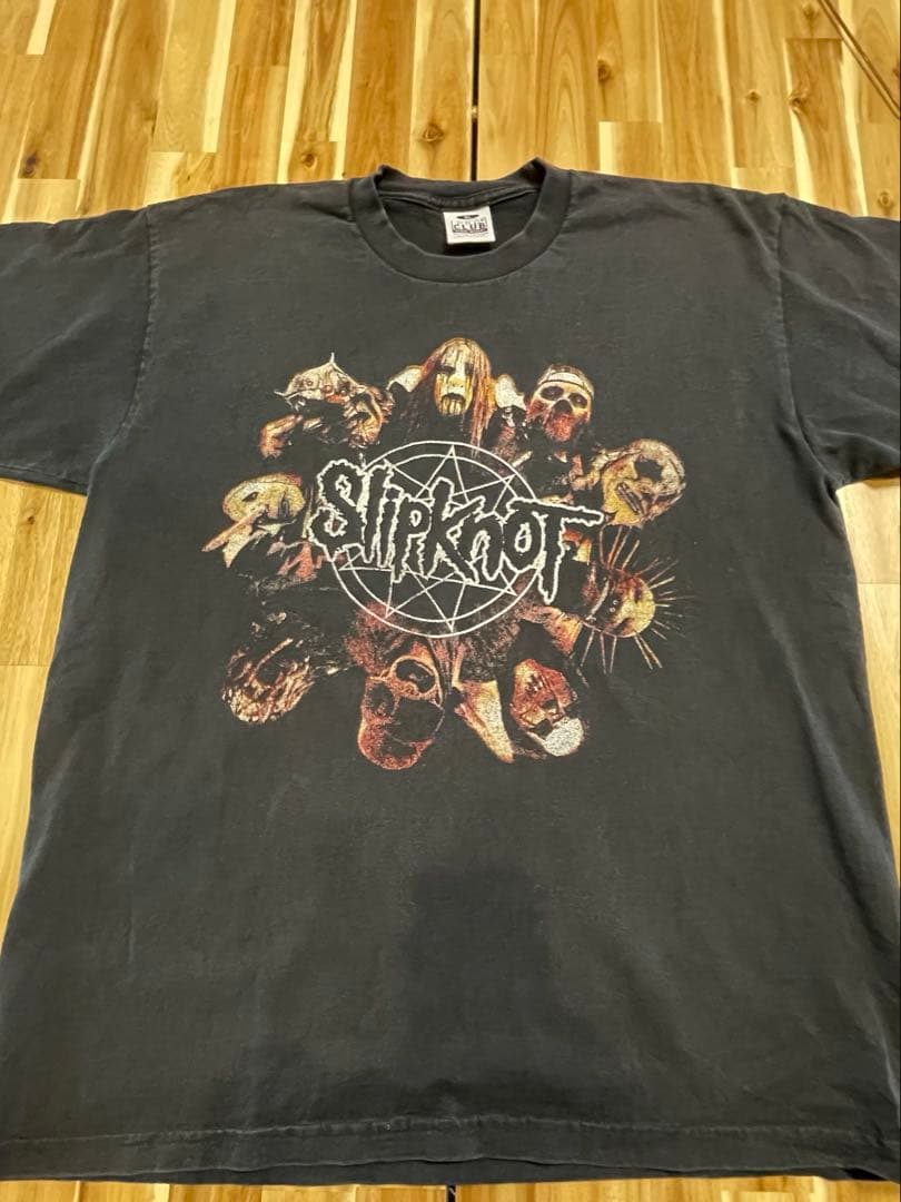 希少00sUSA製【XL】【古着】SlipKnotスリップノット tシャツ