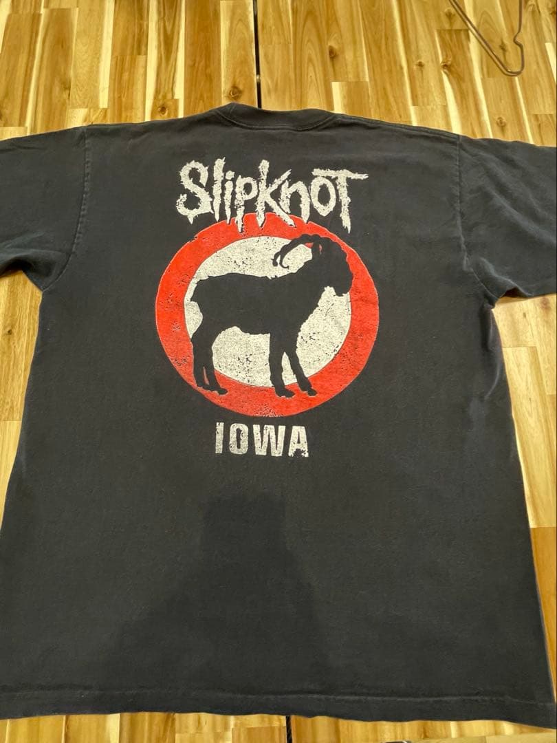 希少00sUSA製【XL】【古着】SlipKnotスリップノット tシャツ