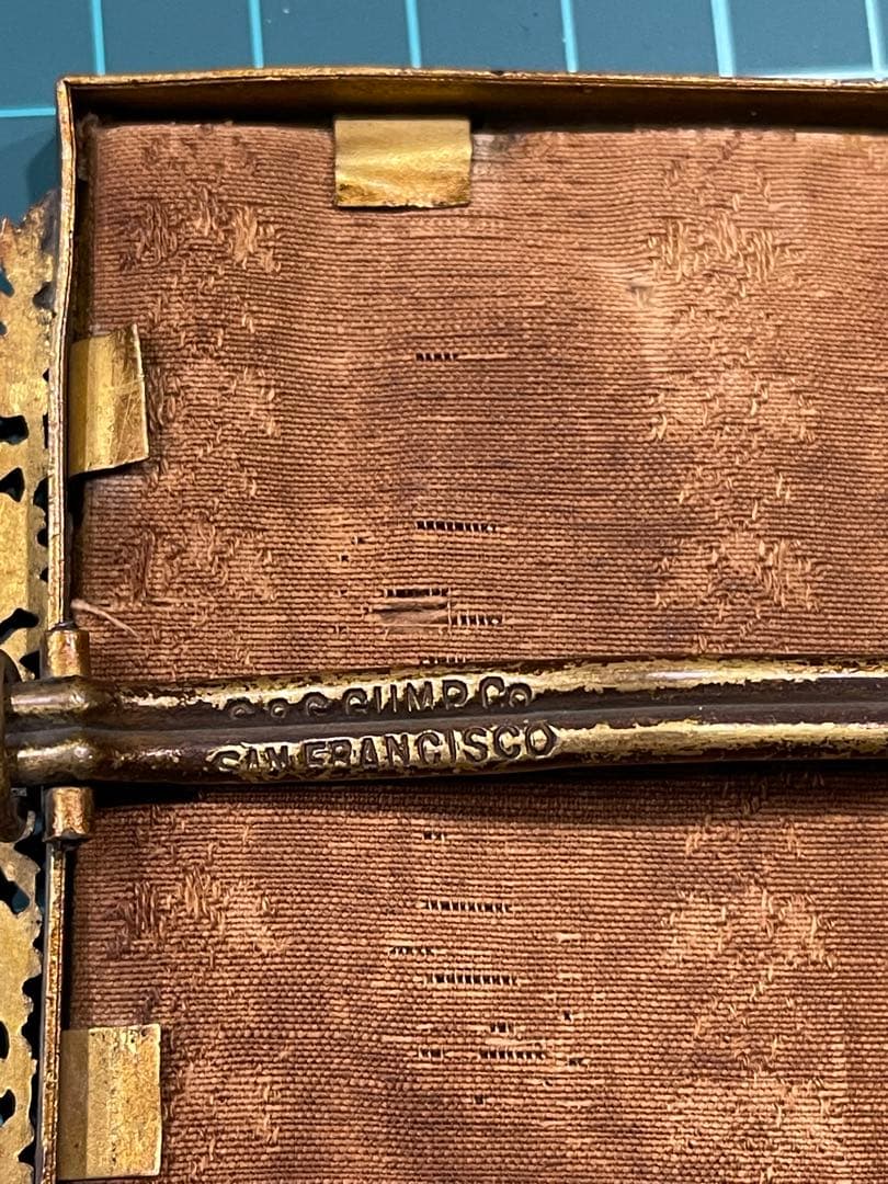 アンティーク アメリカン ミニアチュール 絵画 額装品 陶板画 美術品 USA