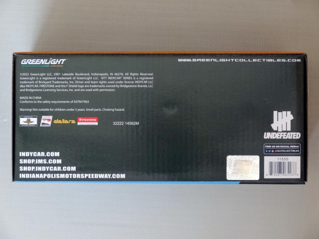 ミニカー ARROW MCLAREN '2022 INDY500 3-CAR SET