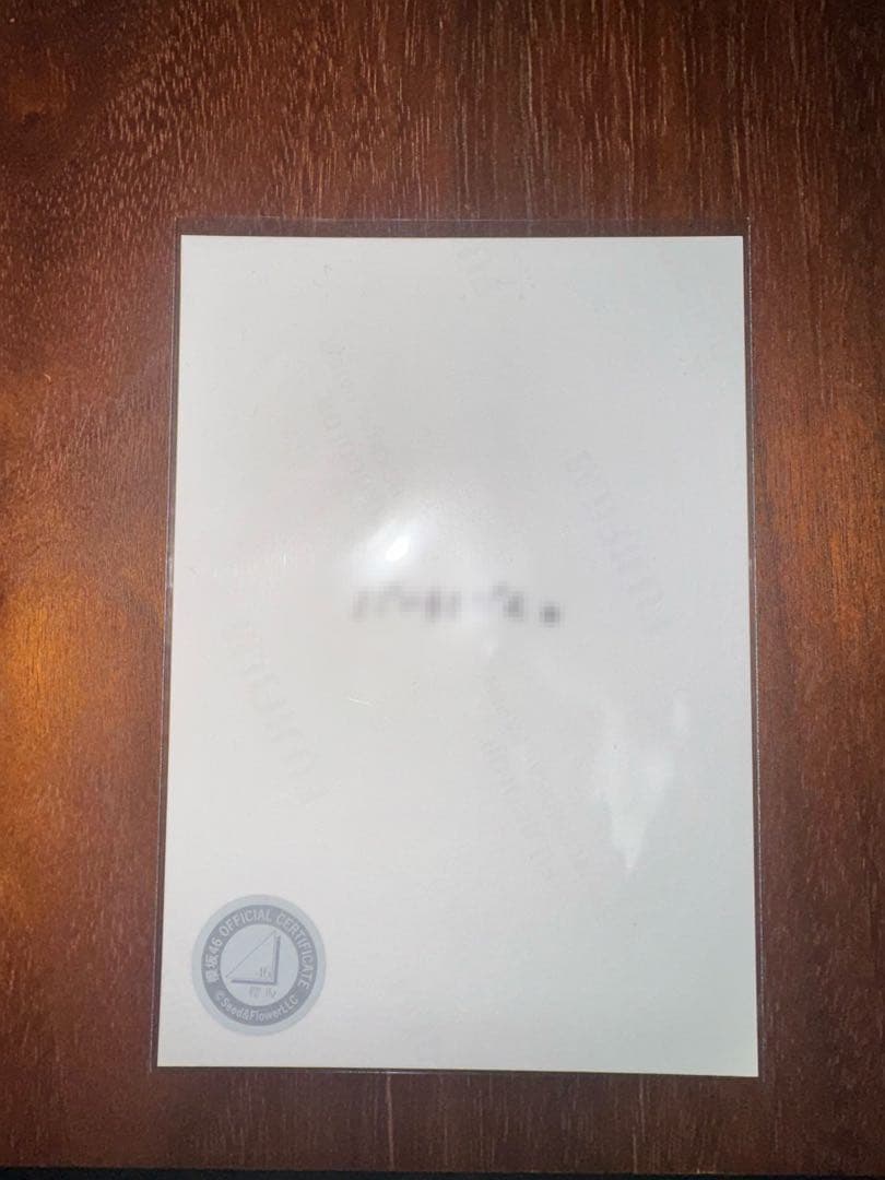 石森璃花　サイン入り生写真　2024年浴衣