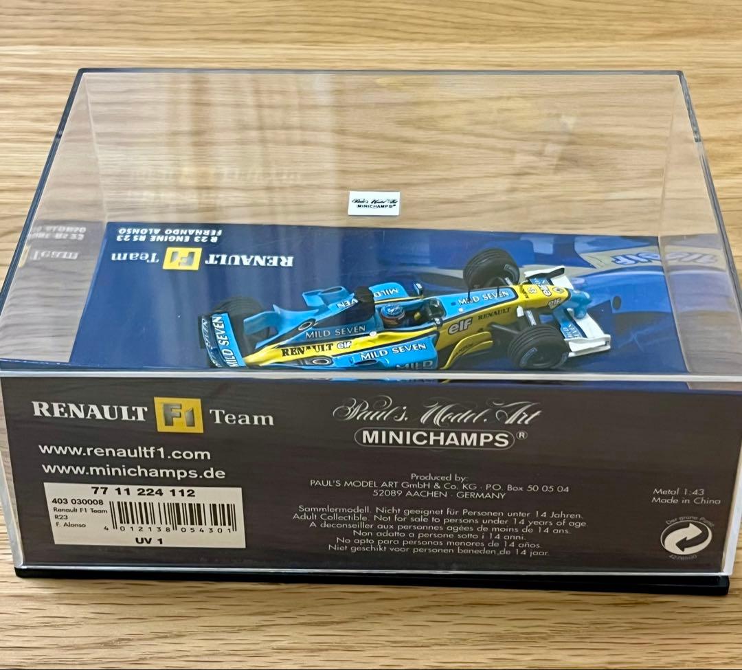 MINICHAMPS ルノー F1 R23 F・アロンソ マイルドセブン仕様