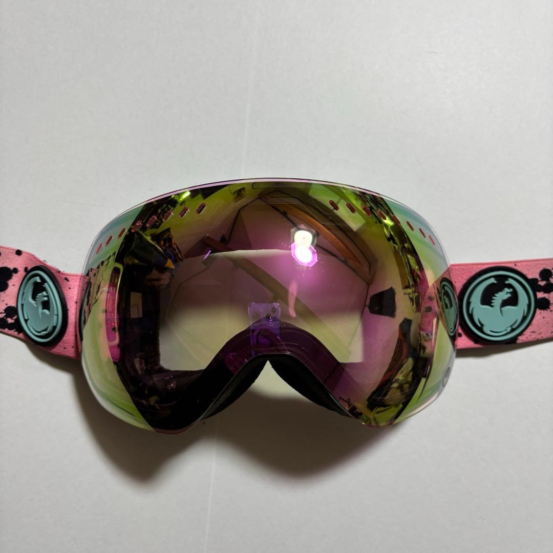 DRAGON ゴーグル ミラーレンズ 美品 付属品完備