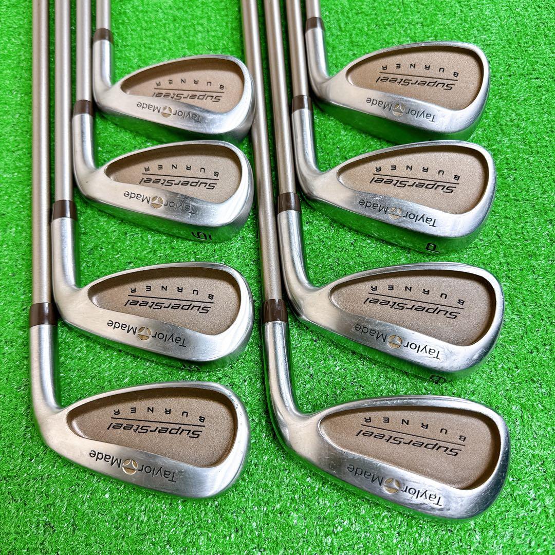 【美品】 豪華8本 テーラーメイド SuperSteel BURNER アイアン