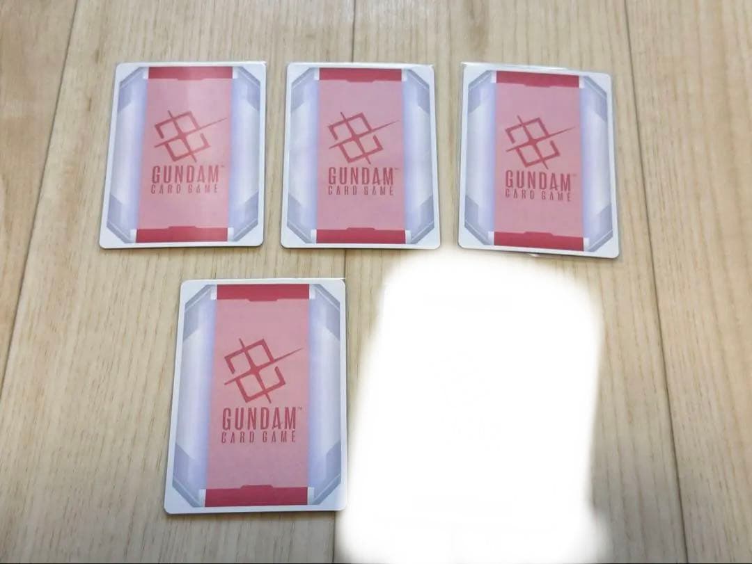 ガンダムカードゲーム プロモ シャア リソース シャア専用 ザクⅡ 4枚