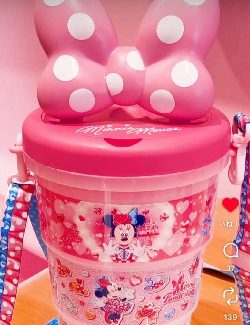 【完売品】新品　ディズニー パルパルーザ 2026 ミニー ポップコーンバケット