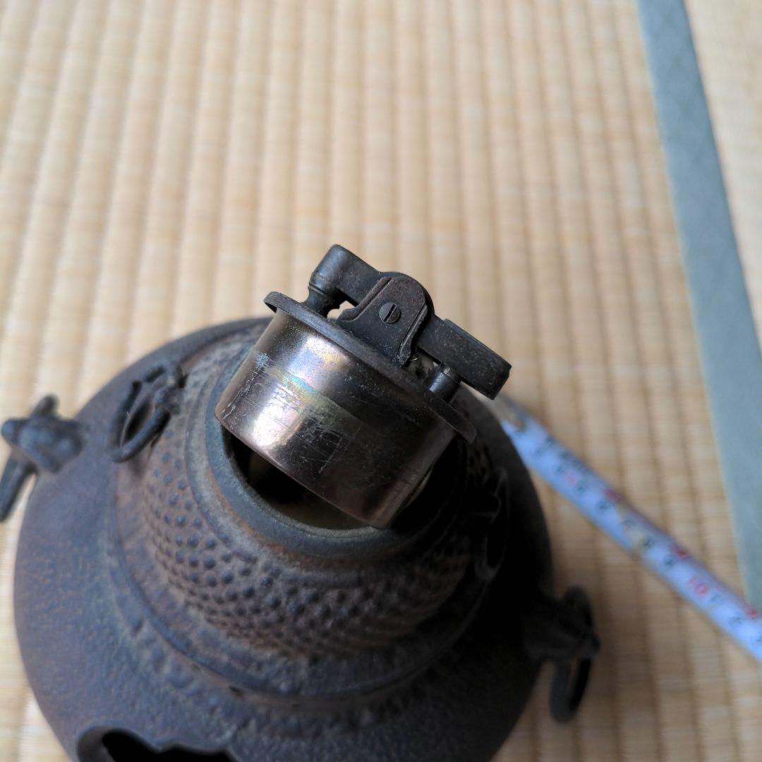 昭和レトロな茶釜のオイルライターです(⁠。⁠•̀⁠ᴗ⁠-⁠)⁠✧