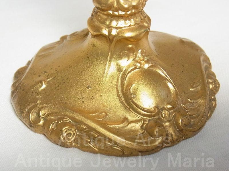 c1588 アール・ヌーヴォー アメリカ アンティーク 自立クロス 16.5cm