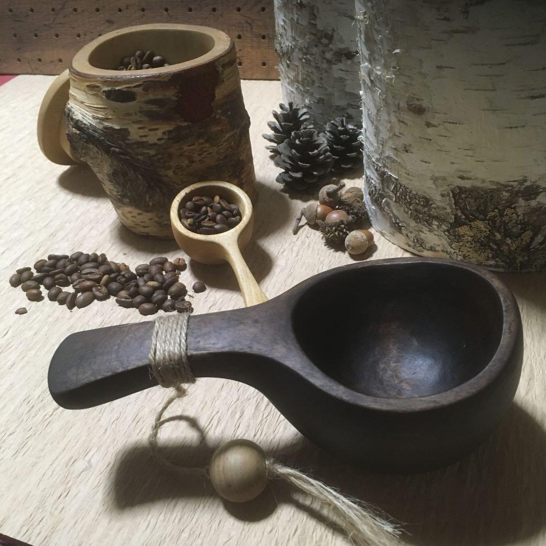 ククサ　白樺　柿渋コート　BR   S2   ／3