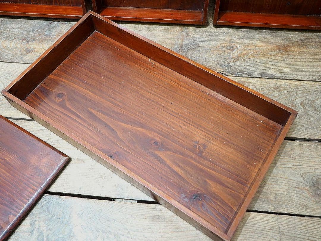 1357 5個セット　レトロな木箱　収納ケース　古家具　古道具　アンティーク