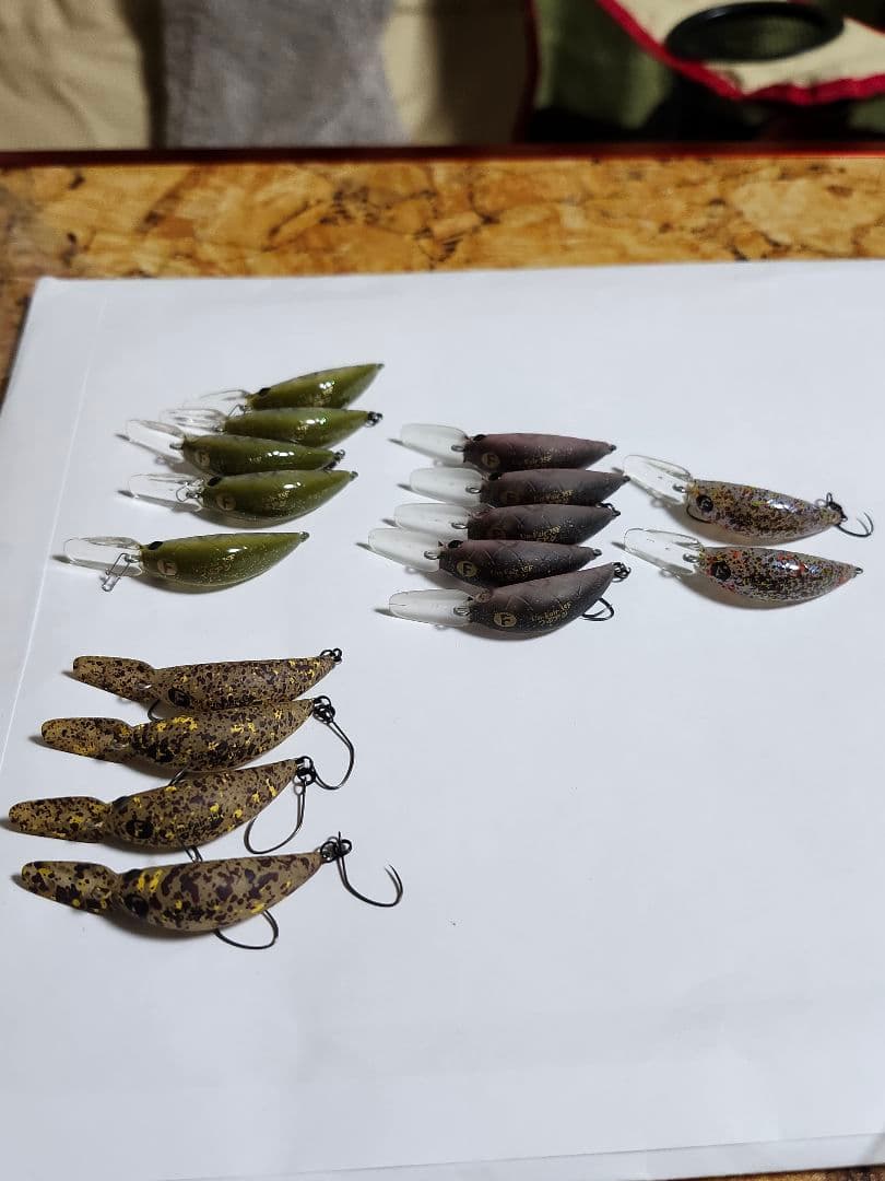 ラッキークラフト　アンフェア　つぶアン35F　オラカラ１６個セット