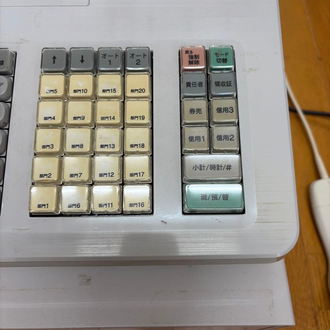 SHARP XE-A40 ホワイト レジスター