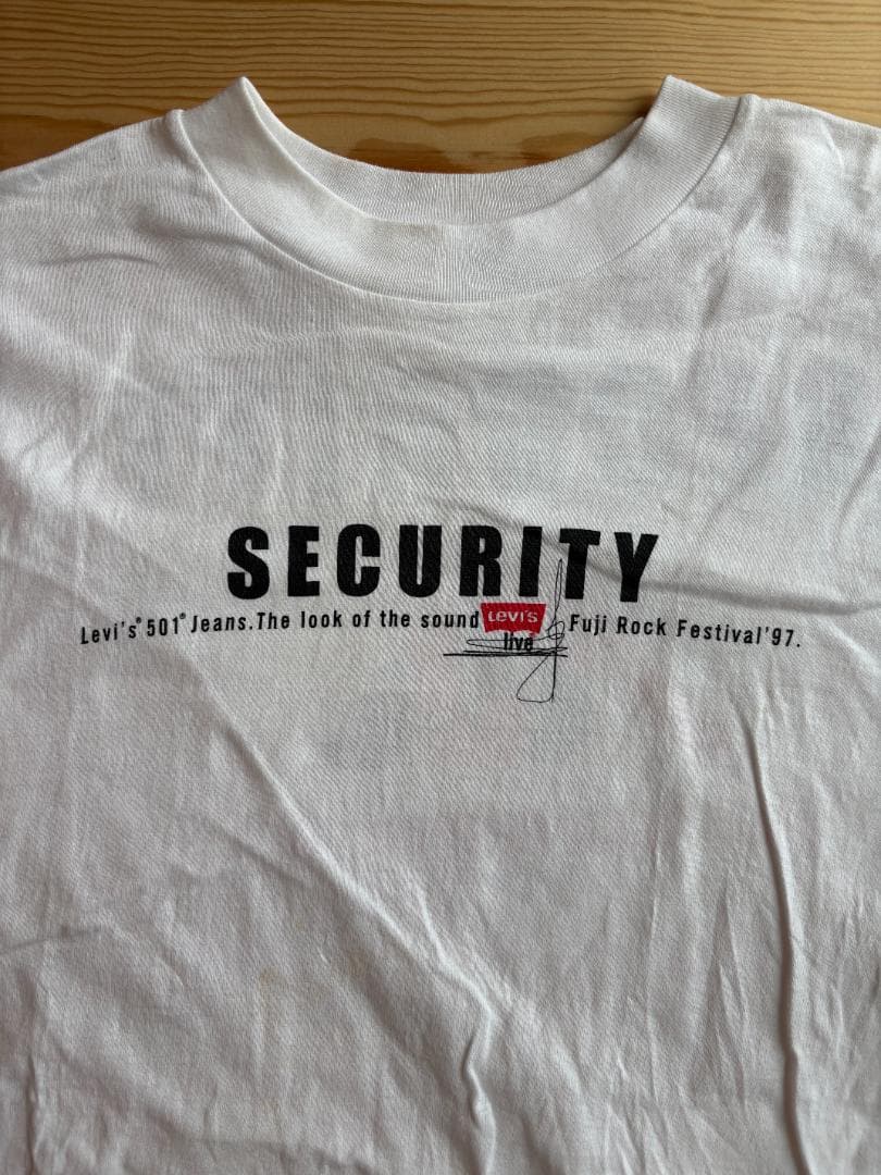 ミュージシャン Fuji Rock Festival 1997 Security Tee L