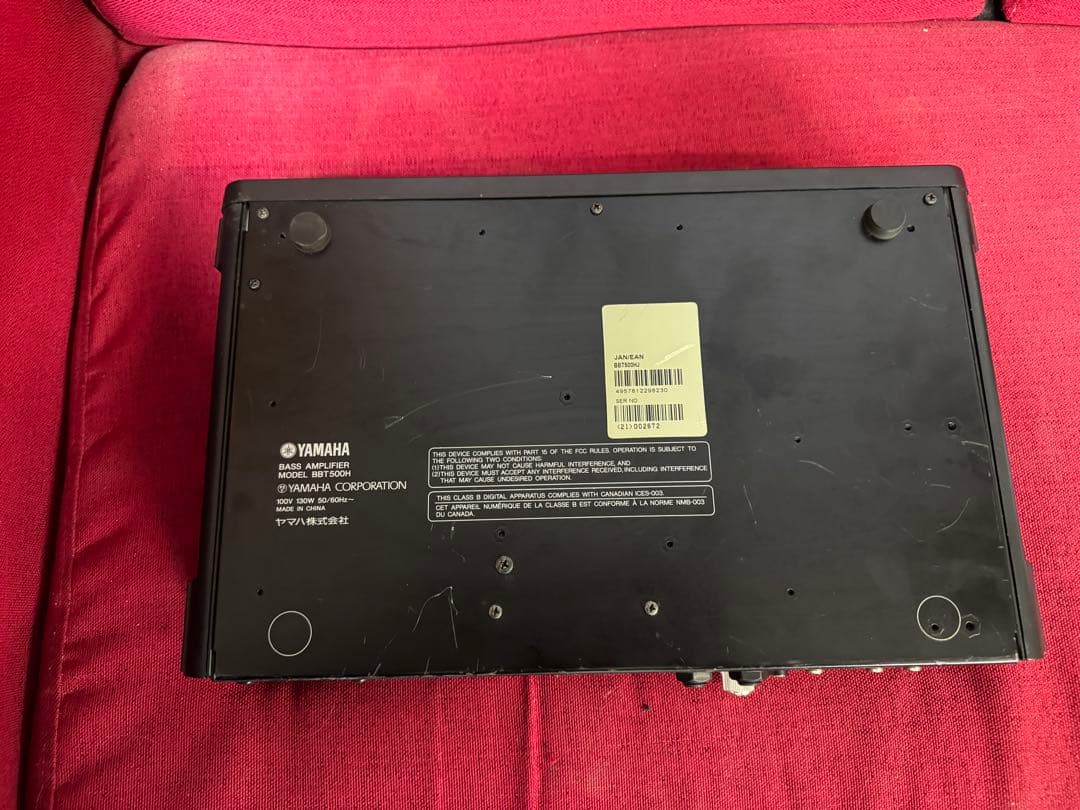 ヤマハ BBT500H ベースヘッドアンプ
