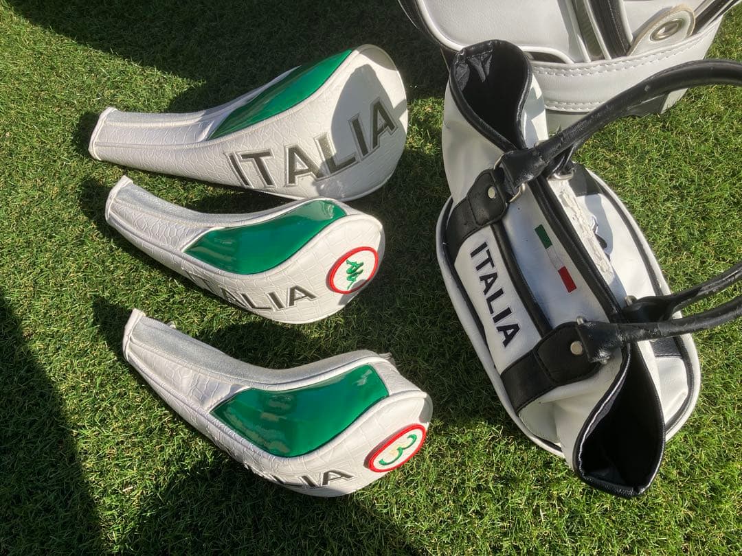 Kappa ITALIAキャディーバック カートバッグ・ヘッドカバー3セット