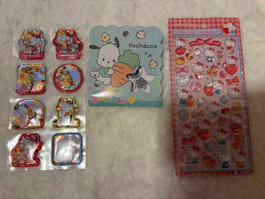 ボンボンドロップシール ウォーターシール おはじきシール サンリオ ディズニー