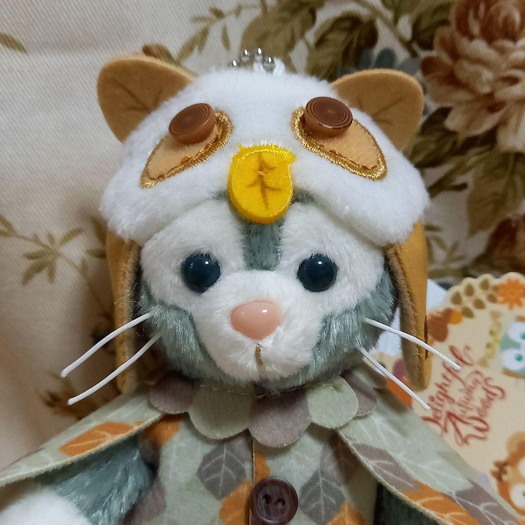 ディズニーシー　ジェラトーニ　秋のぼうけんシリーズ　ぬいぐるみバッジ