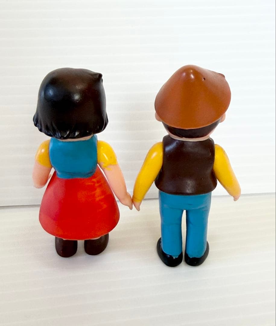 昭和レトロ ZUIYO タケミ ハイジ ペーター ソフビ 当時物 2体セット