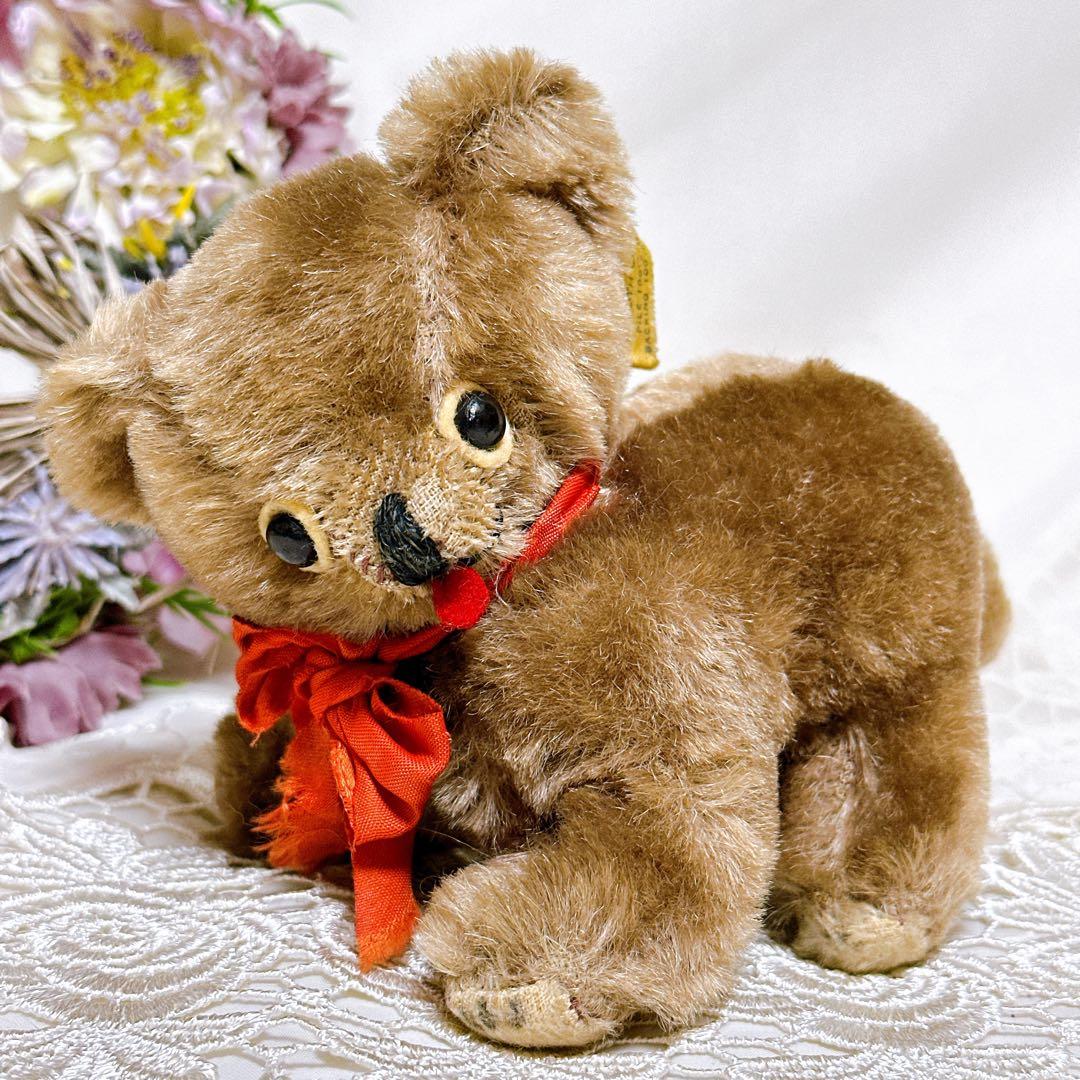 ❤️激レア！！❤️キャラクターノベルティ　小さな四つ足アンティークベア　テディベア