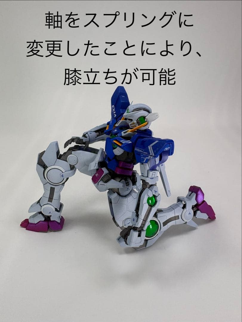 RG 1/144 ガンダムエクシア｜全塗装 メタルビルド風｜