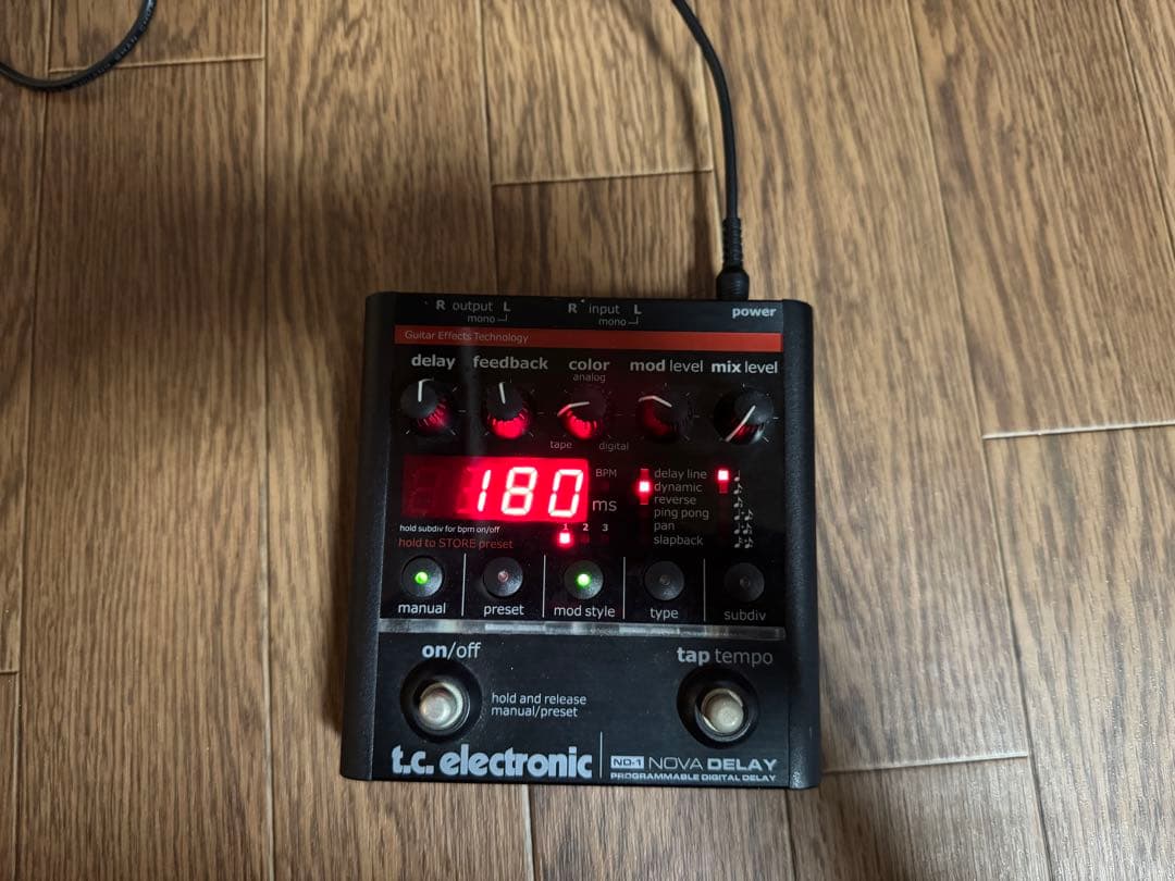 t.c. electronic Nova Delay エフェクター