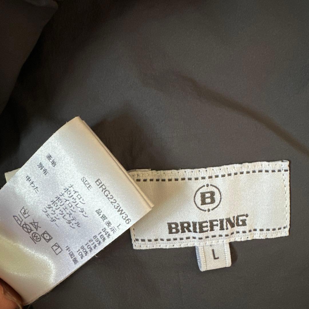BRIEFING レディース　ダウン　Lサイズ　グレー