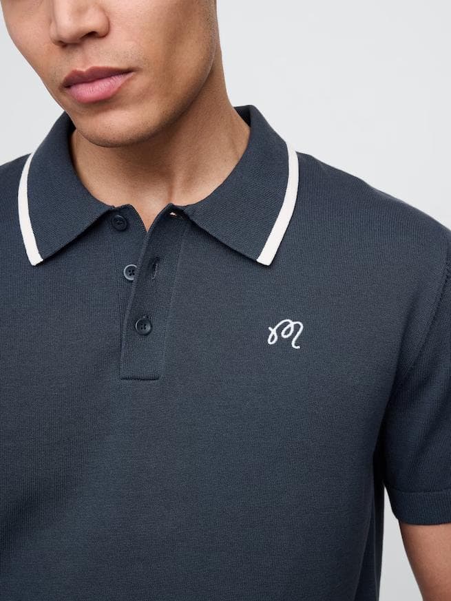 【希少コラボ】Gap × Malbon ロゴ ポロセーター　ゴルフ