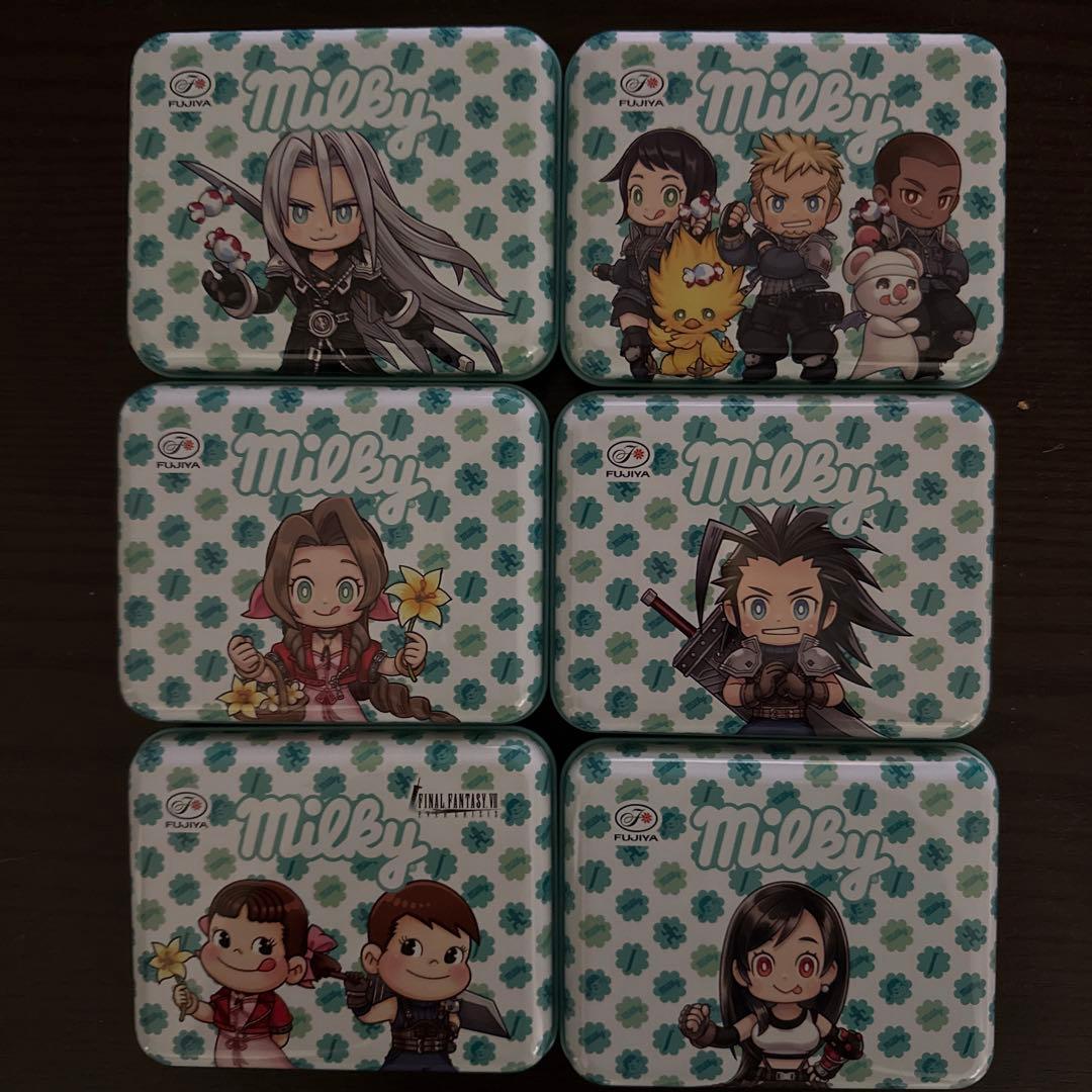 不二家×「FINAL FANTASY VII EVER CRISIS」ミルキー缶