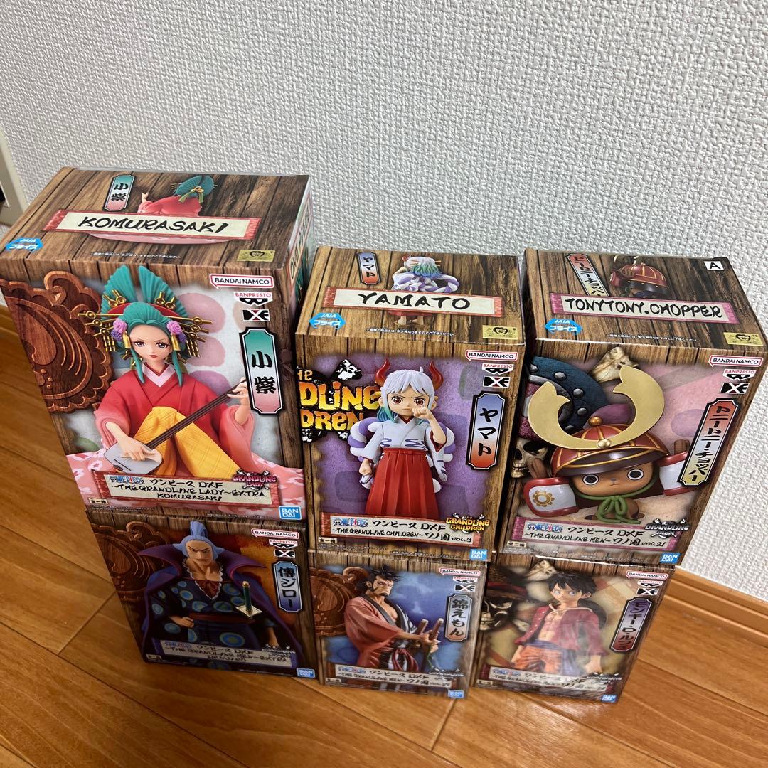 【新品未開封】ワンピース DXF ワノ国 フィギュア 6体まとめ売りセット