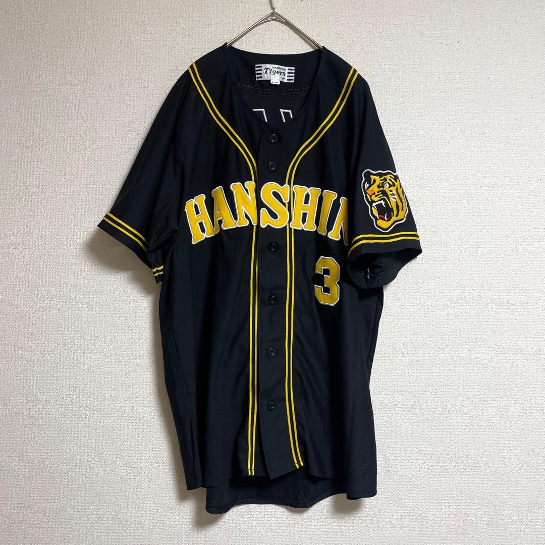 阪神タイガース　大山悠輔　3 旧ビジター　レプリカユニフォーム　ブラック　L