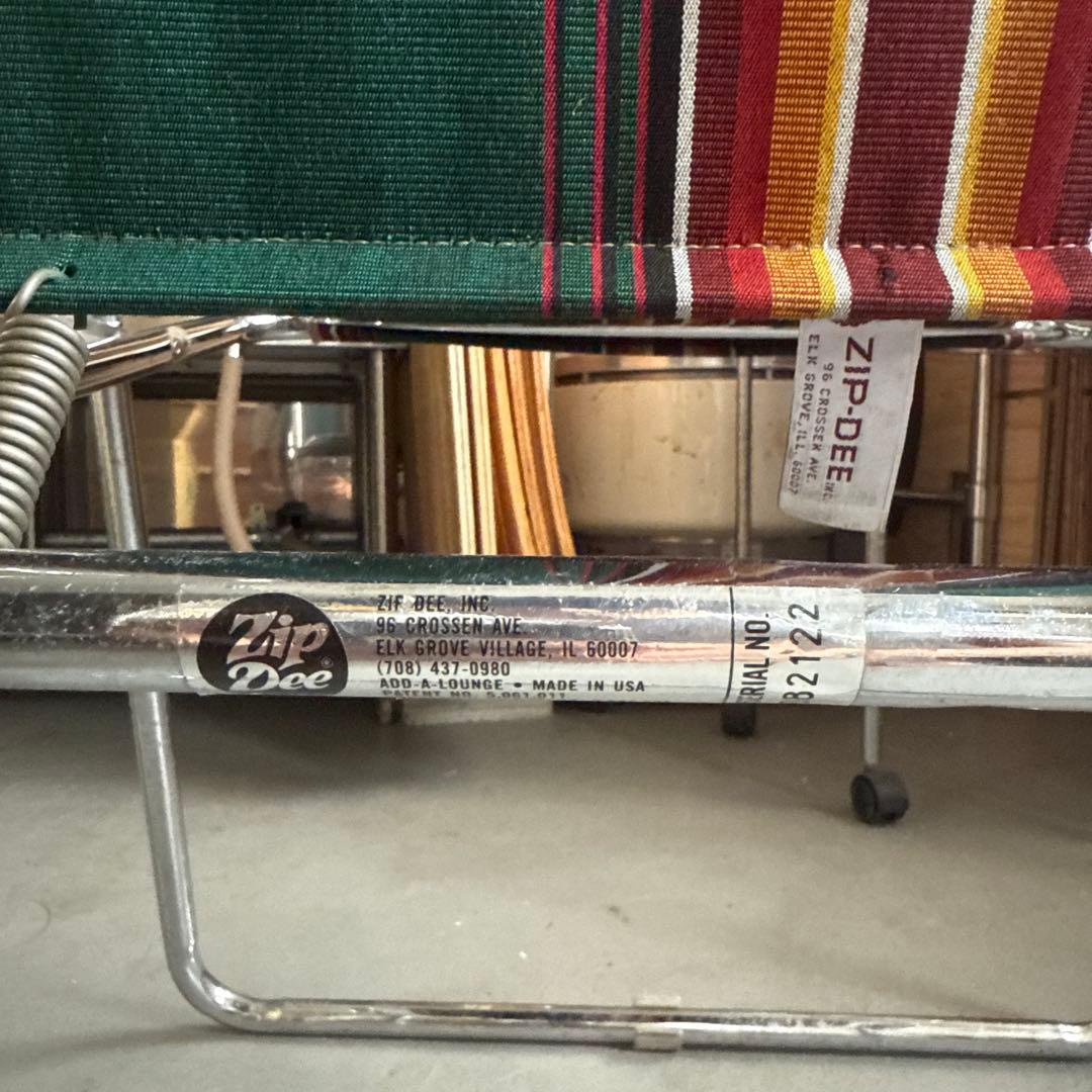 70s vintage zip dee ヴィンテージチェア　ジップディー